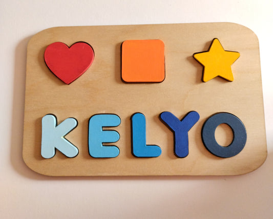 puzzle en bois personnalisé