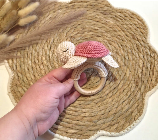 Hochet tortue au crochet