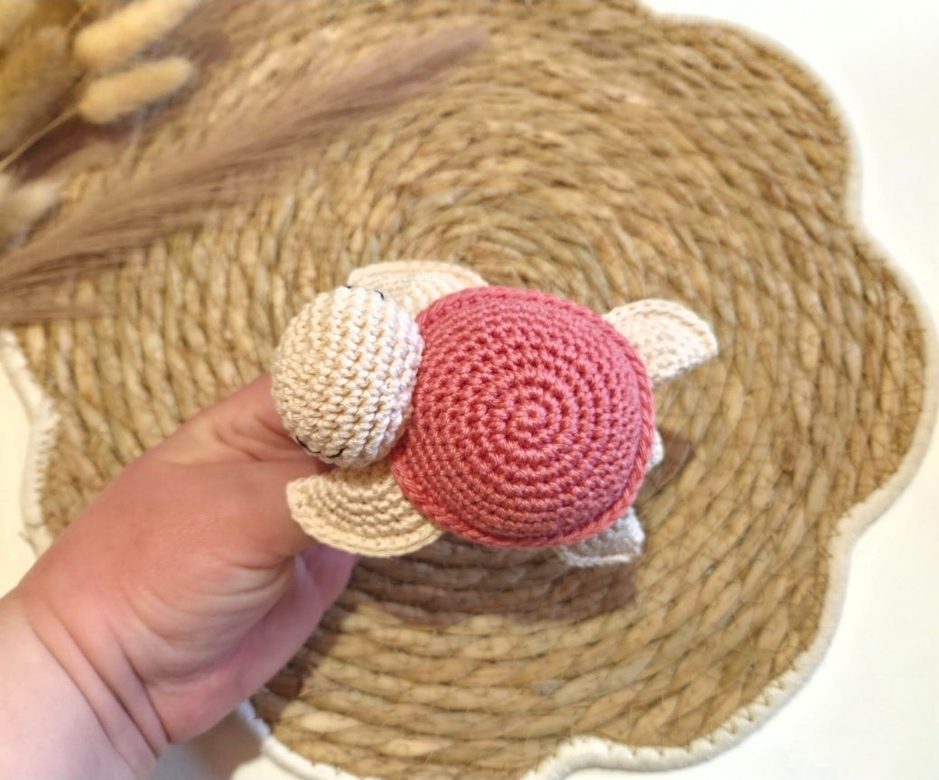 Hochet tortue au crochet