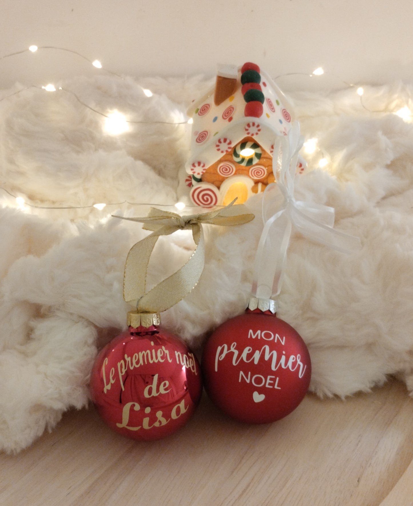 Boule de noël presonnalisée en verre