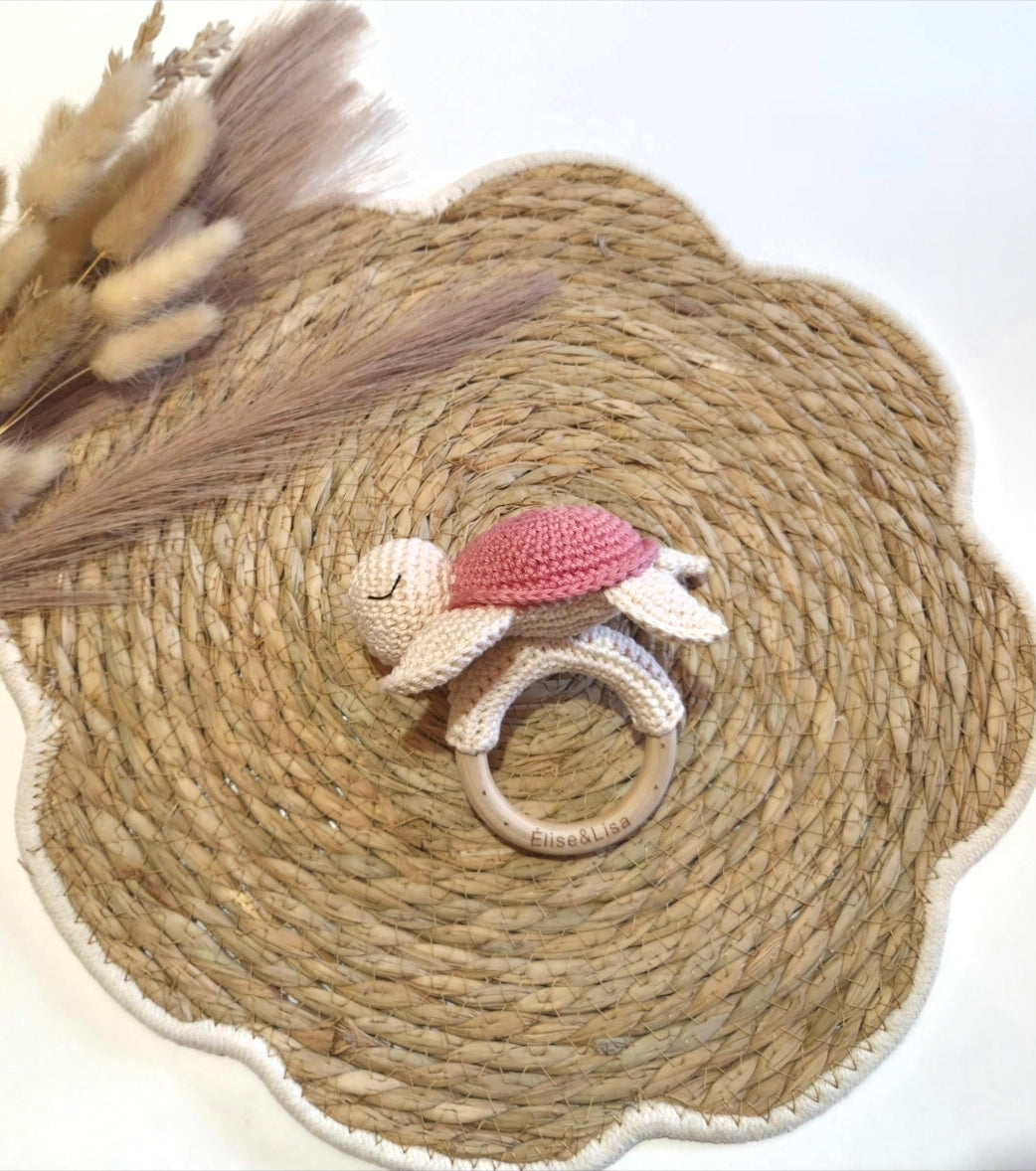 Hochet tortue au crochet